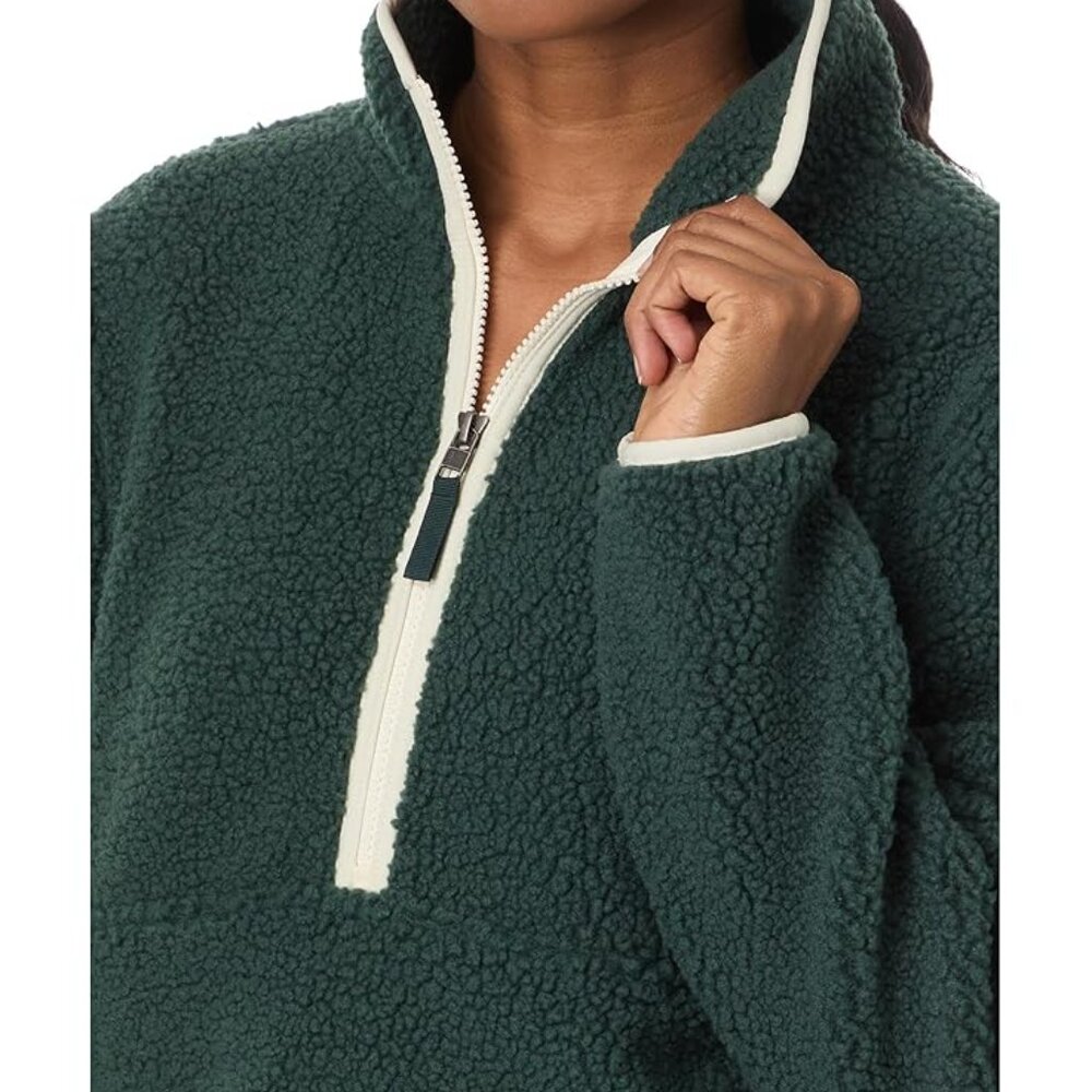 NWT Splits59 Libby Sherpa Sweater // XS // Green - Picture 2 of 6